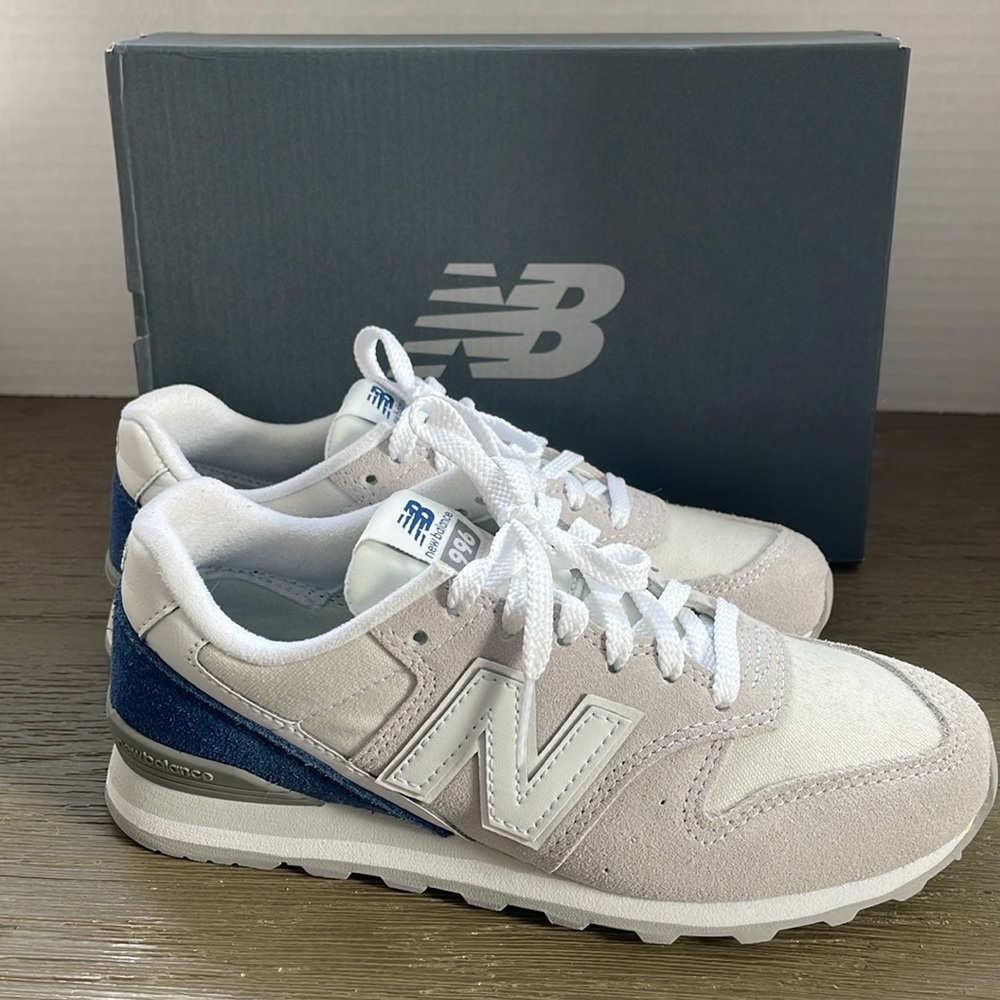 NiB New Balance 996 Sneaker in Summer Fog/Moroccan Tile, size 5 Wide